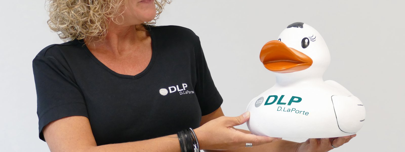Frau Müller mit DLP-Ente